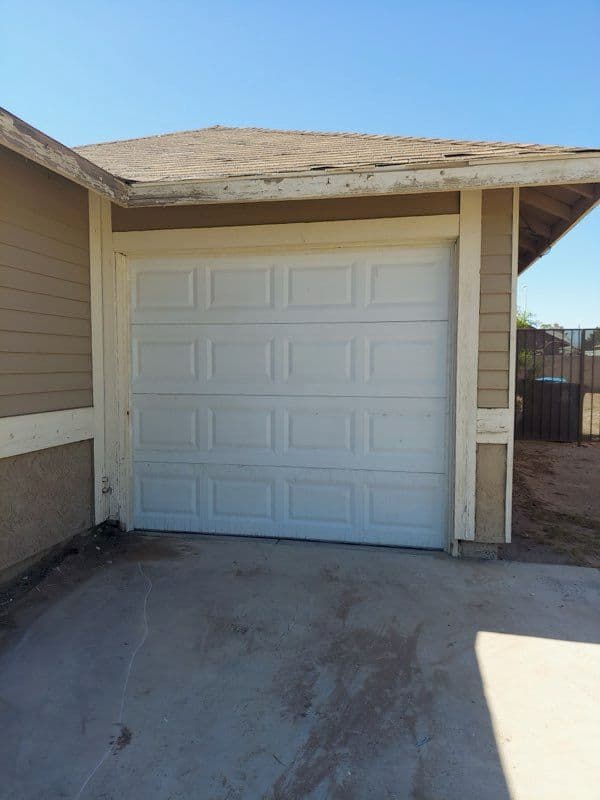 Gallery photos for Wooden Garage Door Conversion in North Las Vegas: Image #1