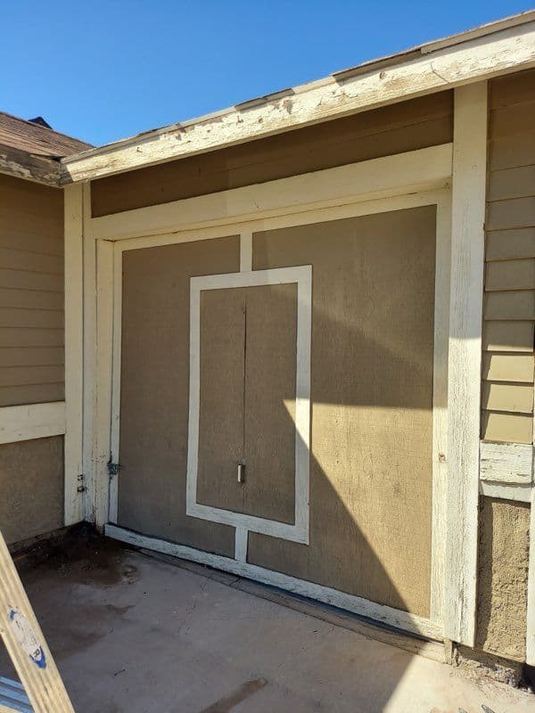Gallery photos for Wooden Garage Door Conversion in North Las Vegas: Image #2